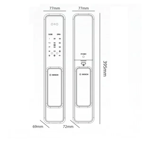 Khóa cửa vân tay BOSCH EL 600VF APP