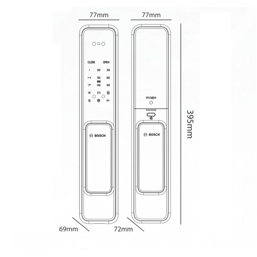 Khóa cửa vân tay BOSCH EL 600VF APP