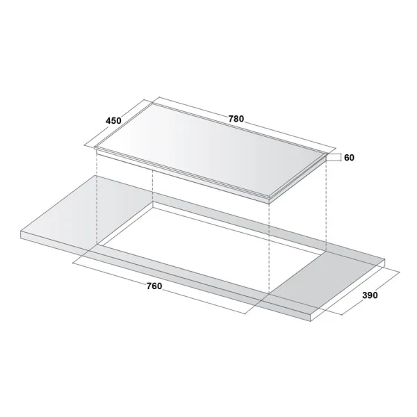 Bếp từ 3 vùng nấu Canzy CZ ML86GA