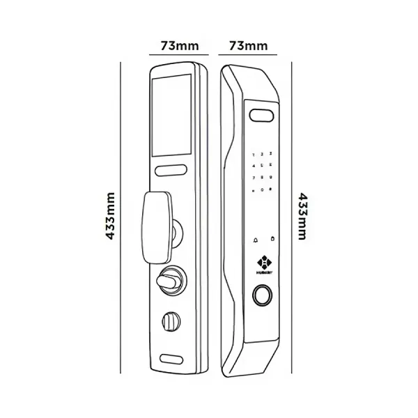Khóa điện tử Hubert HB CGI7 TITAN EU