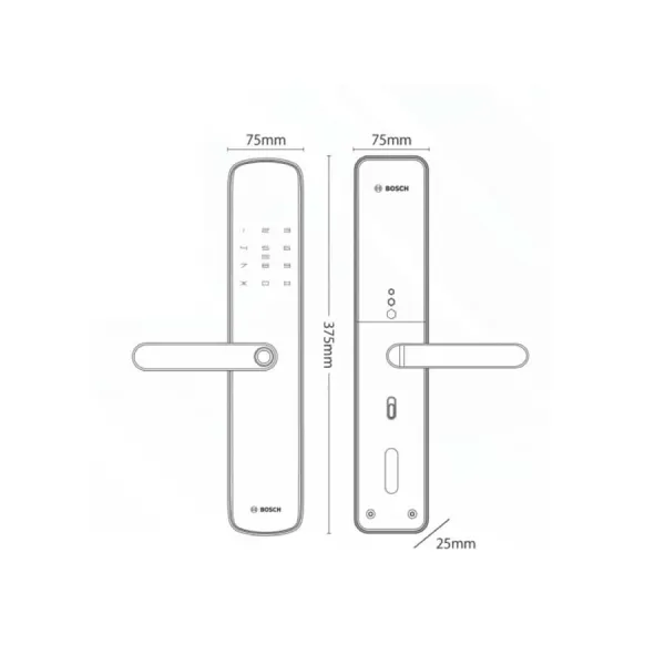 Khóa điện tử Bosch ID 60GK