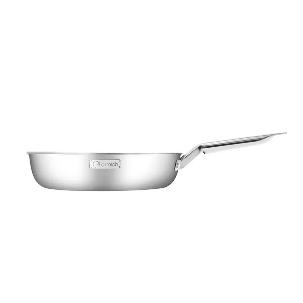 Chảo Inox nguyên khối phủ sứ an toàn Elmich EL-2865CG24 size 24cm
