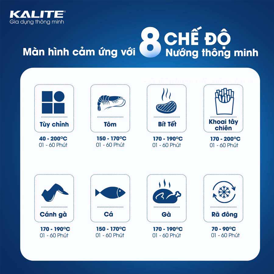 Nồi chiên không dầu KALITE KL6000