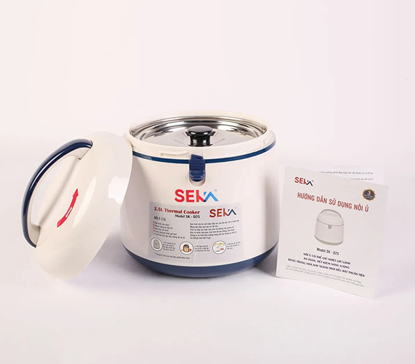 Nồi Ủ Nhiệt Đa Năng SEKA 2.5L SK-D25 - toàn cảnh sản phẩm