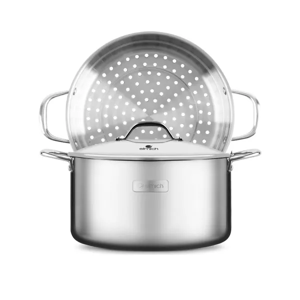 Nồi hấp đa năng Inox liền khối Elmich Trimax CZ EL3831 size 28cm