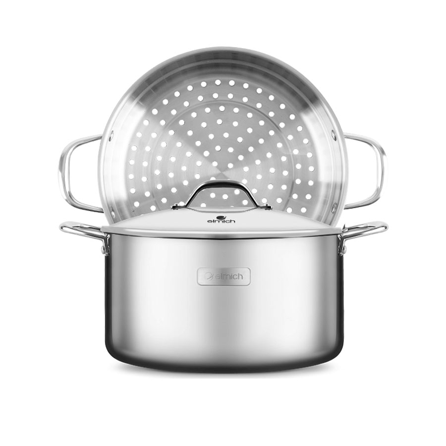 Nồi hấp đa năng Inox liền khối Elmich Trimax CZ EL3831 size 28cm
