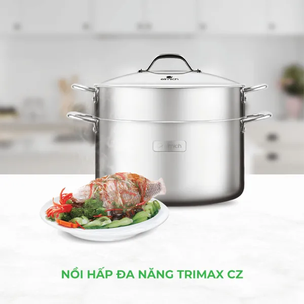 Nồi hấp đa năng Inox liền khối Elmich Trimax CZ EL3831 size 28cm