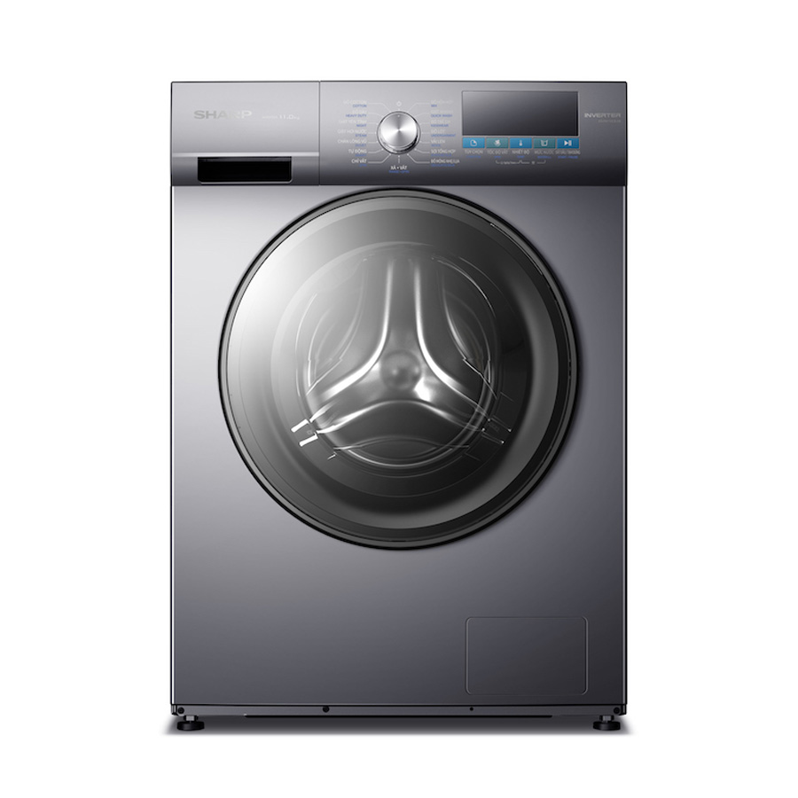 Máy giặt Sharp 9kg ES-FM90CB-SB lồng ngang