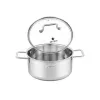Bộ nồi inox liền khối Elmich Trimax XR EL-8075 size 16, 20, 22 chảo 26cm