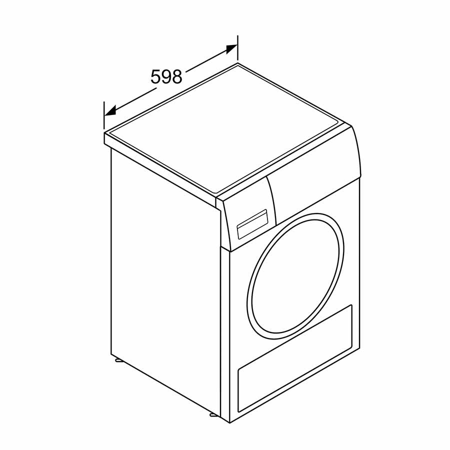 Máy sấy quần áo Bosch WTH83028SG Serie 4