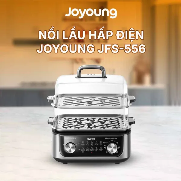 Nồi lẩu hấp điện Joyoung JFS-556