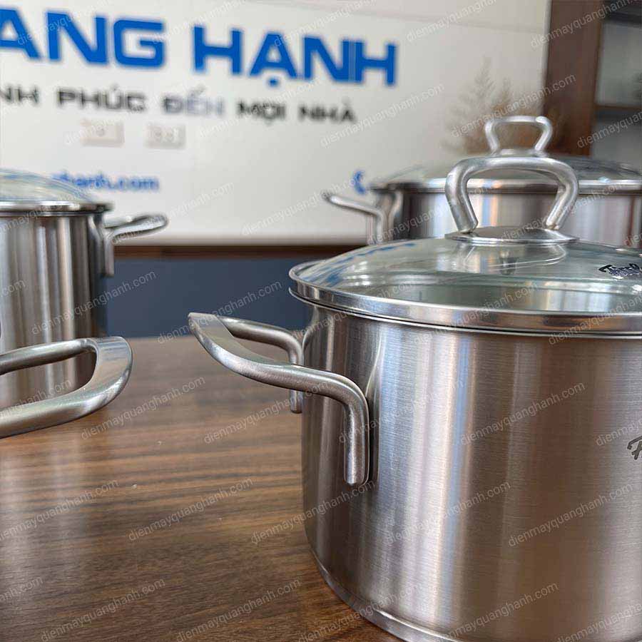 Ảnh thực tế Bộ nồi Fissler Las Vegas 5 món