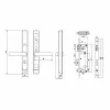 Khóa điện tử Hafele DL6600 912.20.144 Cửa trượt