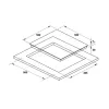 Bếp Từ 3 Vùng Nấu Hafele HC-I6030B 536.61.831 | Chính Hãng