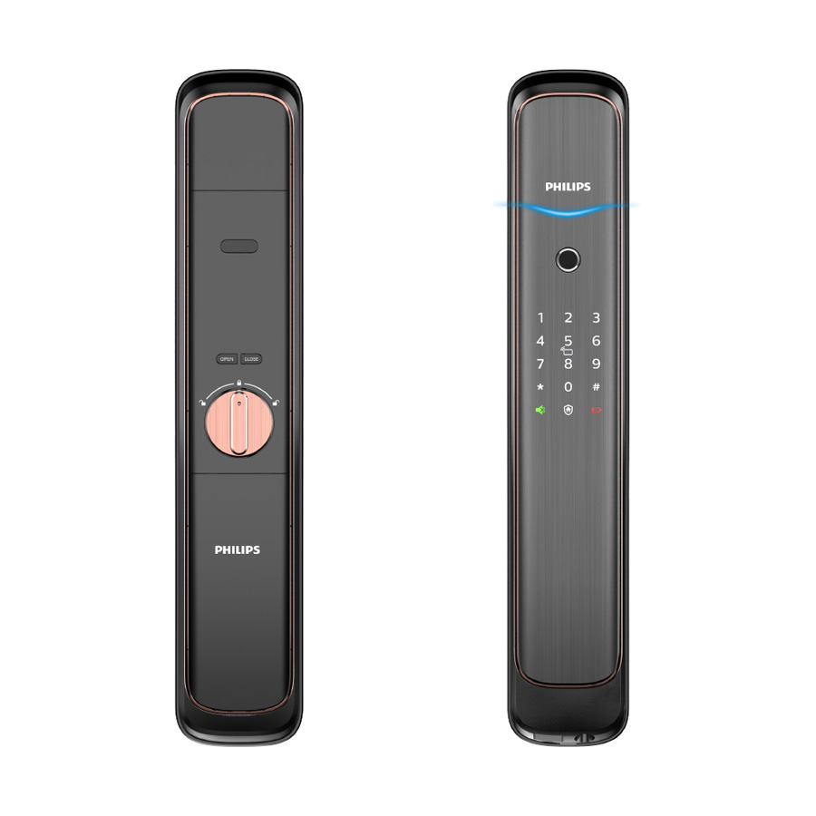 Khóa cửa vân tay cao cấp Philips DDL702E-5HWS