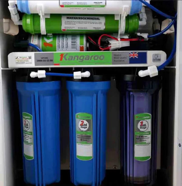 Máy lọc nước R.O Kangaroo KG09A3 VTU Xanh 2 vòi