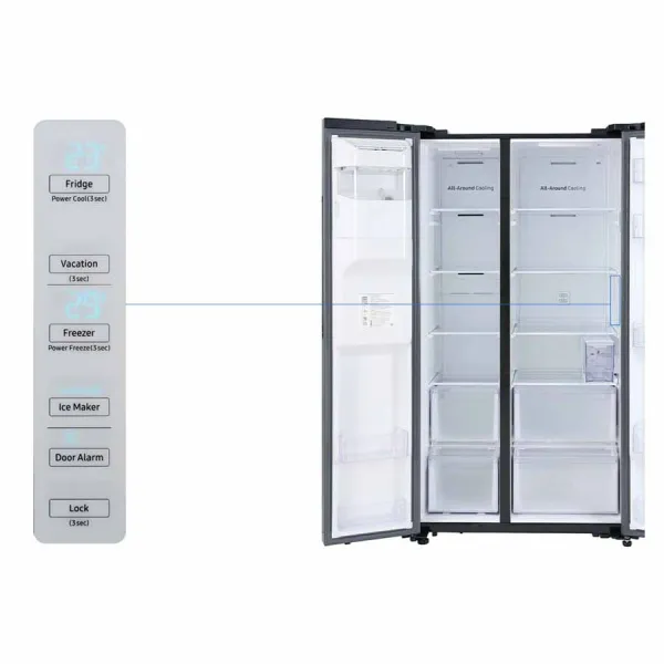 Tủ lạnh Samsung Inverter 635 lít RS64R5301B4/SV