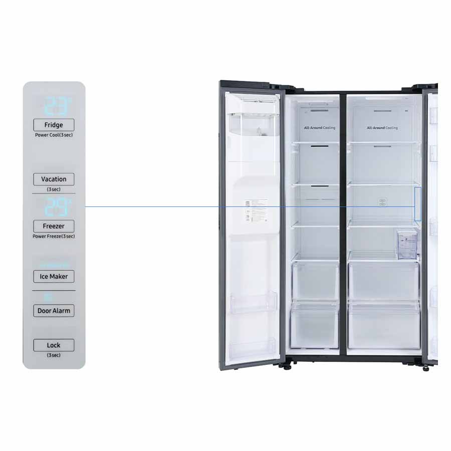 Tủ lạnh Samsung Inverter 635 lít RS64R5301B4/SV
