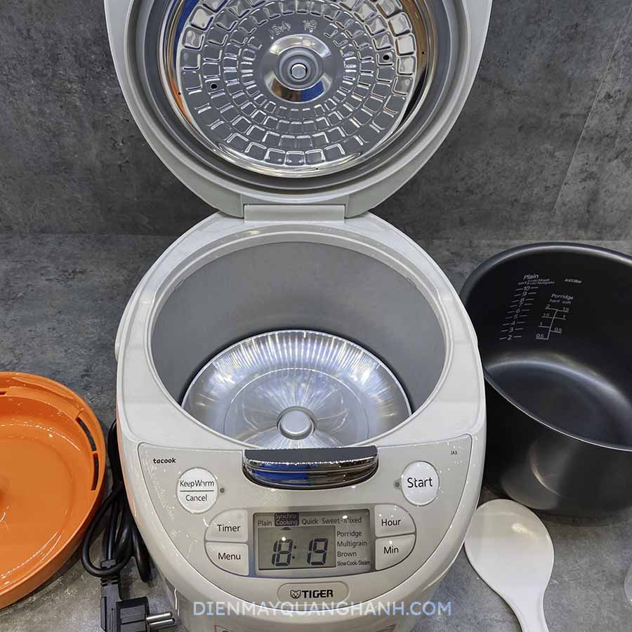 Ảnh thực tế Nồi cơm điện tử Tiger JAX-R10W 1 lít