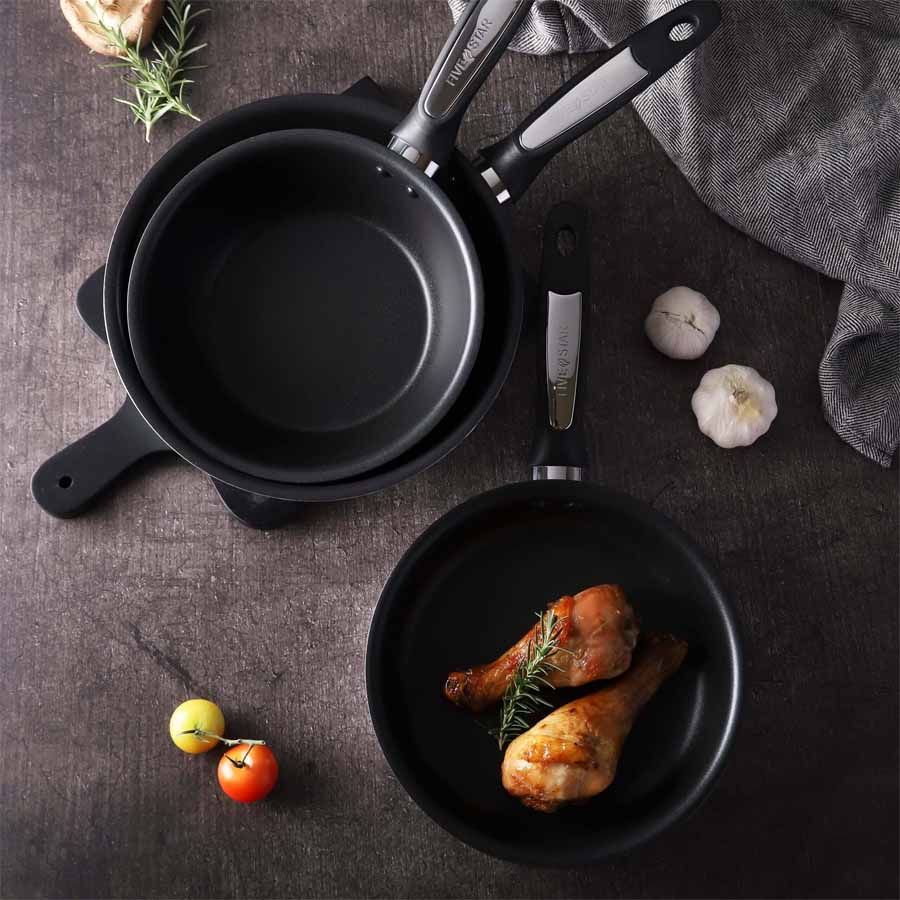Chảo Inox chống dính Fivestar FPC20003 2 đáy 20cm
