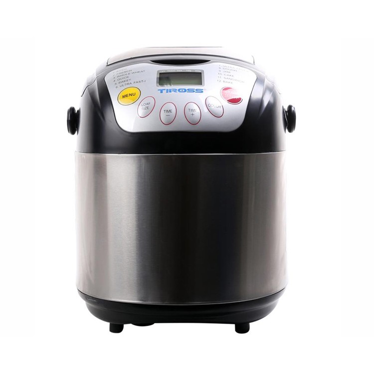 Máy làm bánh mỳ Tiross TS821 12 chức năng, công suất 600W