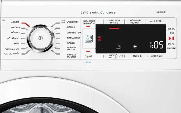 Máy Sấy Quần Áo Bosch WTW87541 Serie 8 Cao Cấp