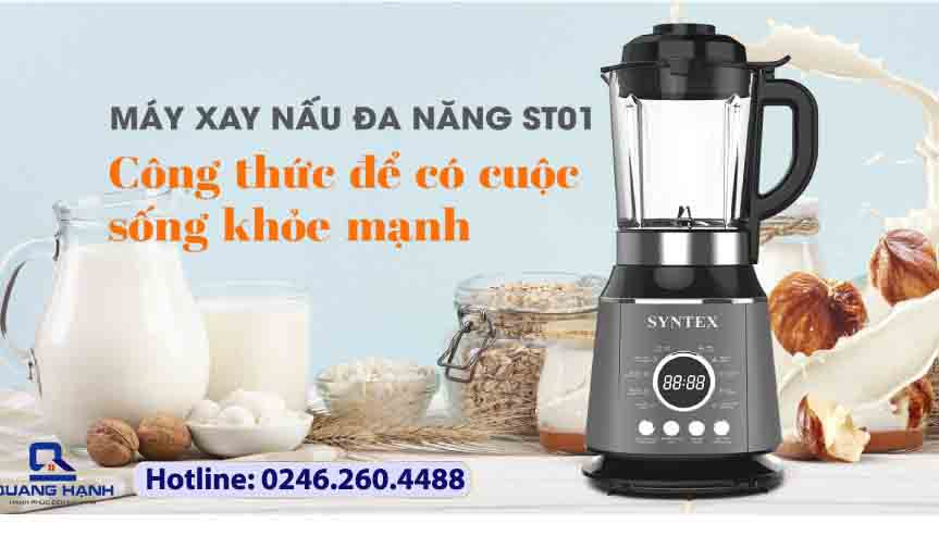 Máy xay nấu sữa hạt đa năng Syntex ST01