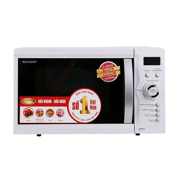 Lò vi sóng có nướng Sharp R-G371VN-W 23 lít